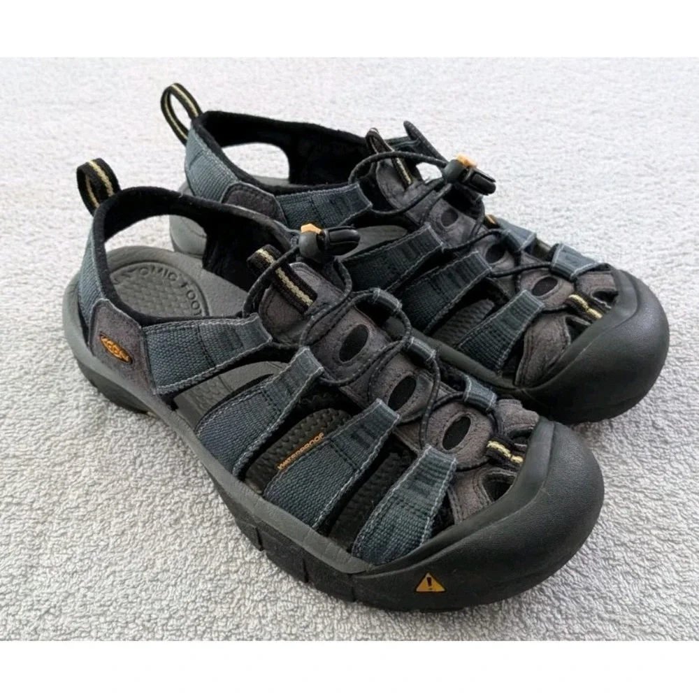 KEEN Newport H2 Navy Blue Gray Waterproof Hiking Sport Water Sandals Mens Sz 10